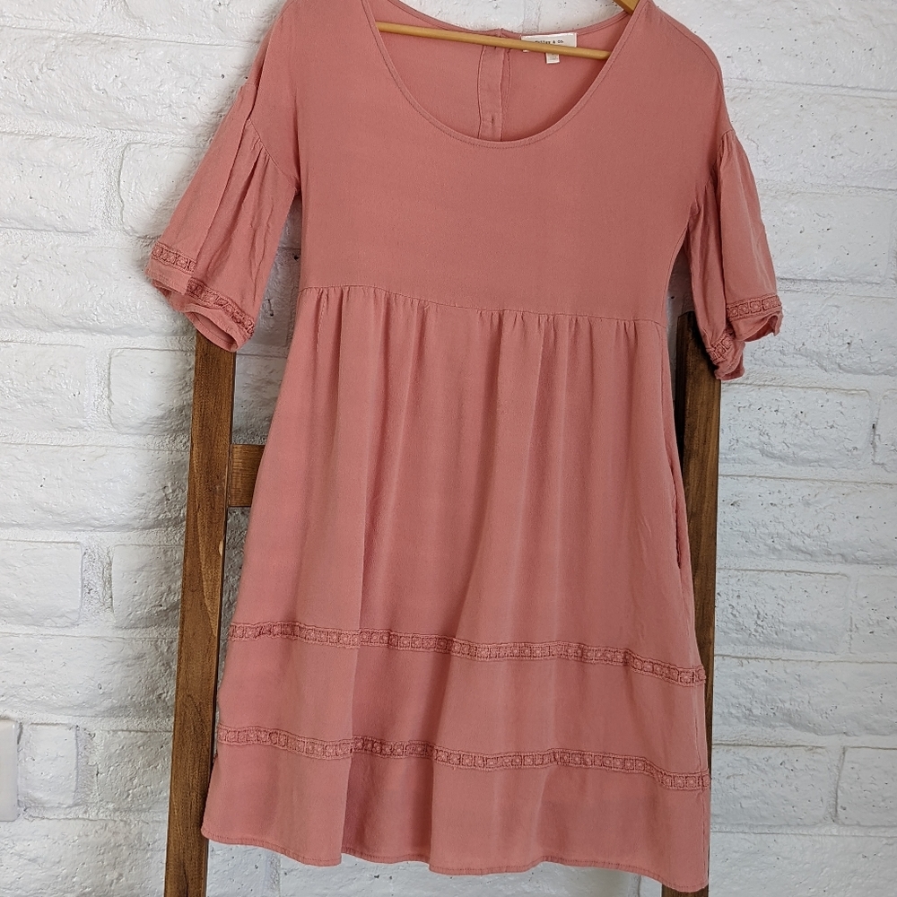 Hailey & Co. Romantic baby doll boho dress